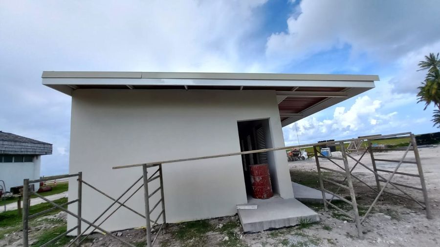 Le pignon et le débord de toiture