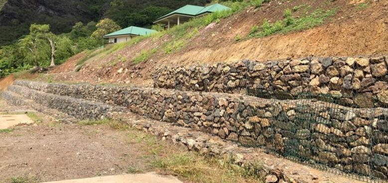 Le mur en gabions