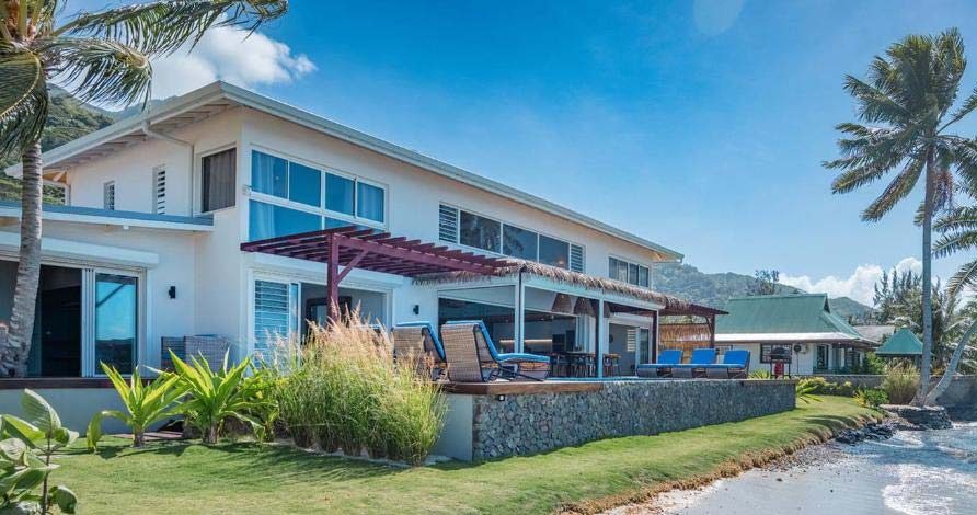 La villa côté lagon